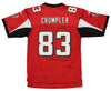 Reebok Atlanta Falcons Alge Crumpler #83 NFL Men's Replica Jersey, Red