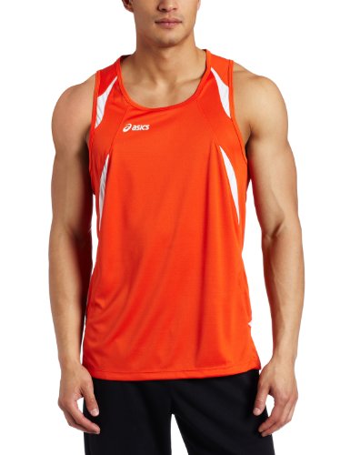 ASICS Men's Interval Sleeveless Athletic Workout Singlet Tank Shirt, Several Colors