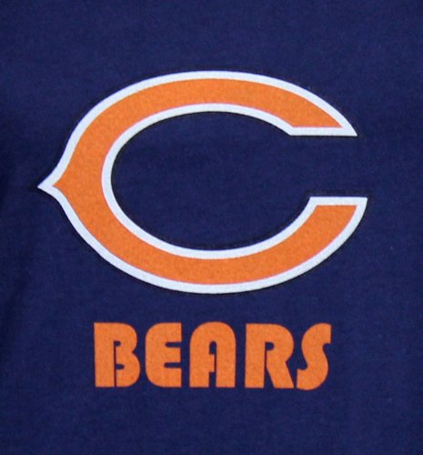 Chicago Bears NFL Womens Maternity Short Sleeve T-Shirt, Navy