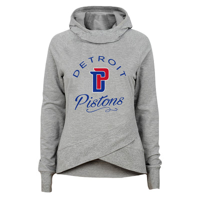 Outerstuff NBA Youth Girls (7-16) Detroit Pistons The Bridge Funnel Neck Hoodie