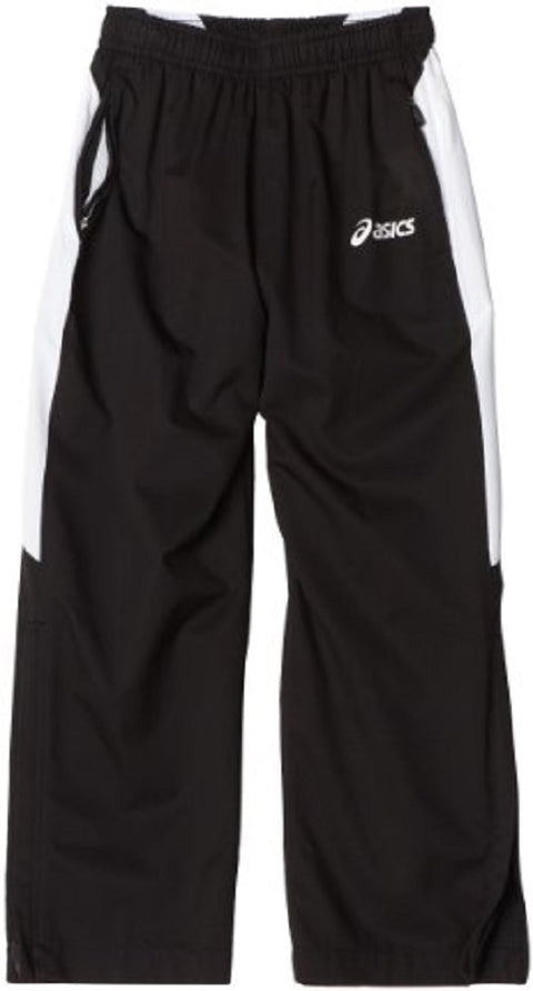 ASICS Youth Caldera Warm-Up Pants, Black/White