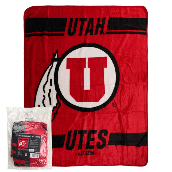 Northwest NCAA Utah Utes Legion Raschel Throw, 50" x 60"