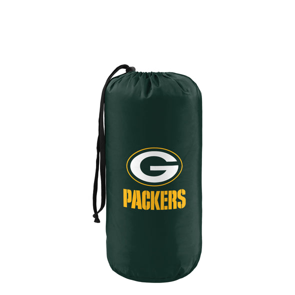 FOCO NFL Green Bay Packers Exclusive Outdoor Wearable Big Logo Blanket, 50" x 60"