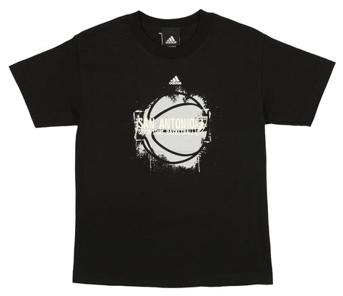 Adidas WNBA Youth Boys San Antonio Stars Street Camp Tee, Black