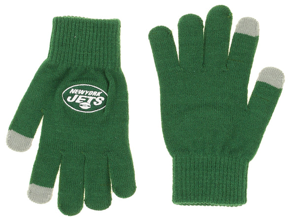 FOCO X Zubaz NFL Collab 3 Pack Glove Scarf & Hat Outdoor Winter Set, New York Jets