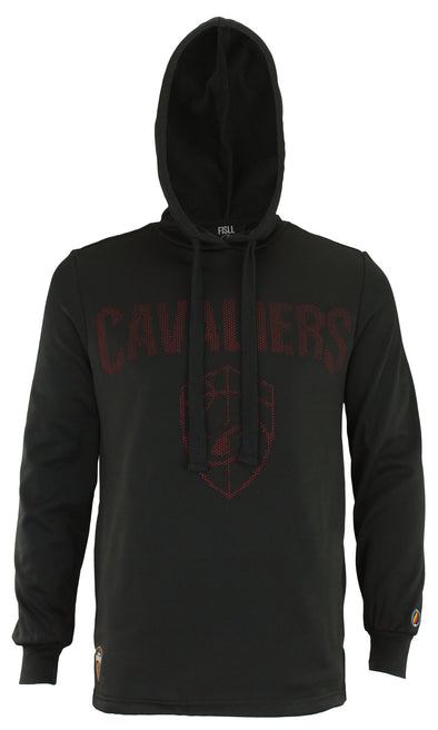 FISLL NBA Men's Cleveland Cavaliers Perforated Pullover Hoodie
