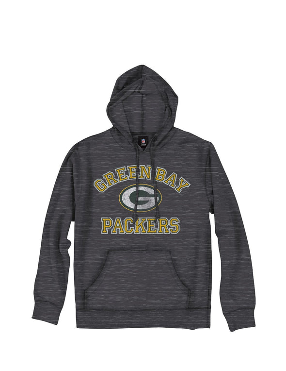 Green Bay Packers NFL Men's Team Pride Pullover French Terry Hoodie, Gray