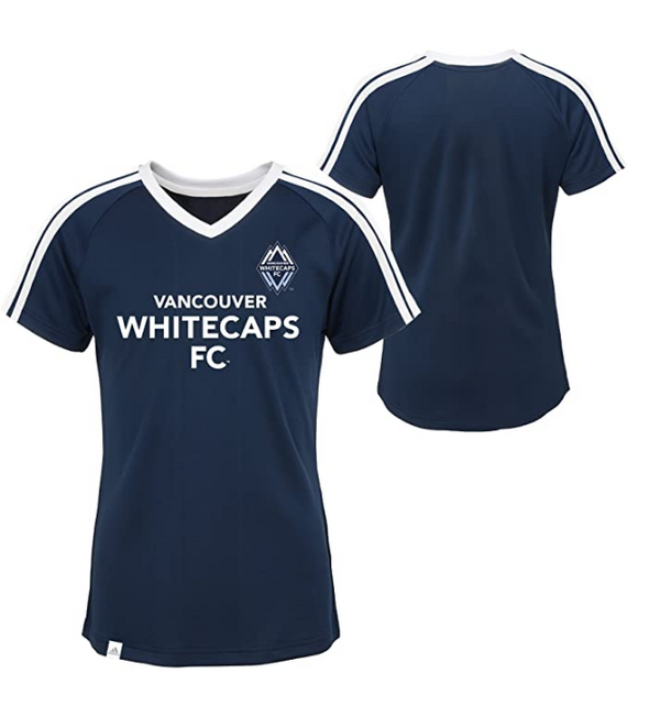 Adidas MLS Youth Girls (7-16) Vancouver Whitecaps Short Sleeve Club Top
