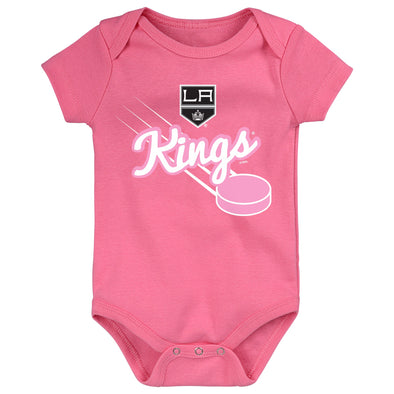 Outerstuff NHL Newborn (0M-9M) Sacramento Kings Team Goals Creeper, Pink