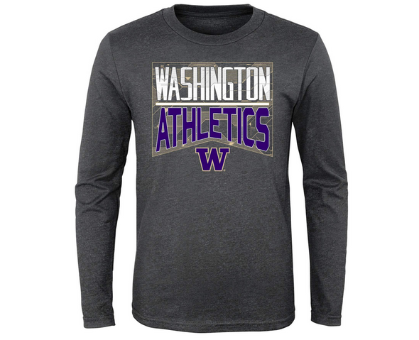 Outerstuff NCAA Youth (4-20) Washington Huskies Performance Long Sleeve Energy Tee