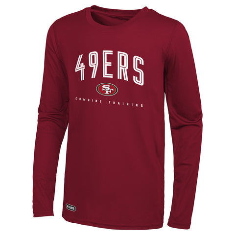 Outerstuff NFL Men's San Francisco 49ers Up Field Performance T-Shirt Top