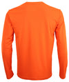Umbro Men's Center Long Sleeve Soccer Tee, Soccer Shots Orange