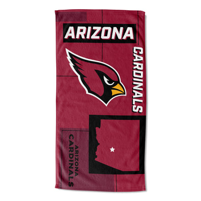 Northwest NFL Arizona Cardinals State Line Beach Towel