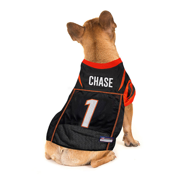 Pets First NFL Cincinnati Bengals Ja'Marr Chase Jersey For Dogs