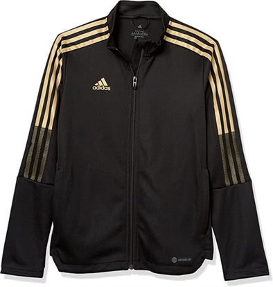Adidas Youth Tiro Track Jacket, Black/Gold