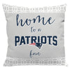 Northwest NFL New England Patriots Sweet Home Fan 2 Piece Throw Pillow Cover, 18x18