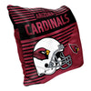 Northwest NFL Arizona Cardinals Velvet Stripes Throw Pillow, 16"x16"