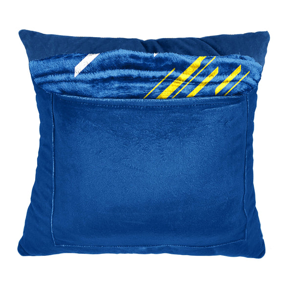 Northwest NFL Los Angeles Rams Slashed Pillow and Throw Blanket Set