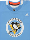 Adidas NHL Hockey Men's Pittsburgh Penguins Pro Authentic Practice Jersey Sky Blue