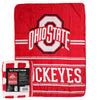 Northwest NCAA Ohio State Dual Vision Silk Touch Throw Blanket, 45x60