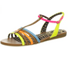 Jessica Simpson Women's Deniece Sandals Gladiator Flats Ankle Strap, Color Options