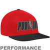 Adidas NBA Basketball Portland Trailblazers Flat Brim Flex Fit Hat Cap, Red