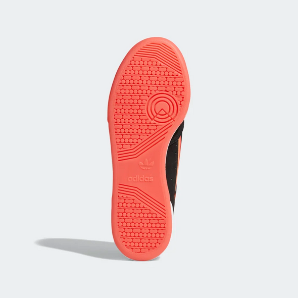 Adidas Originals Continental 80 Shoes Black Real Lilac Easy Orange