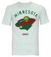 CCM NHL Men's Minnesota Wild Brushed Premium Logo Tee, White
