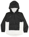 Umbro Youth Boys Woven 1/4 Zip Pullover Perfomance Hooded Jacket, Color Options