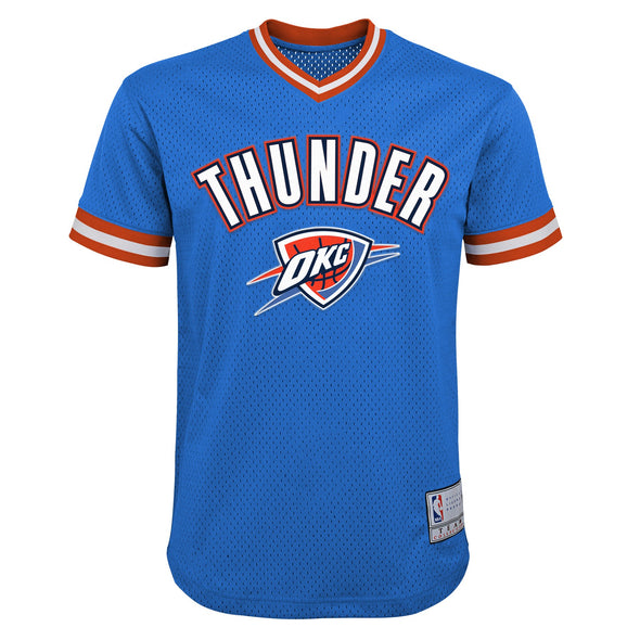 Outerstuff NBA Youth Boys (8-20) Oklahoma City Thunder Tackle Twill Mesh Top