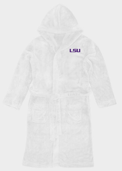 Northwest NCAA Men's Lsu Tigers Hooded Silk Touch Robe, 26" x 47"
