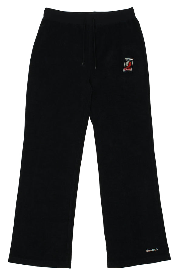 Reebok Portland Trail Blazers NBA Women's Terry Cloth Pants, Medium