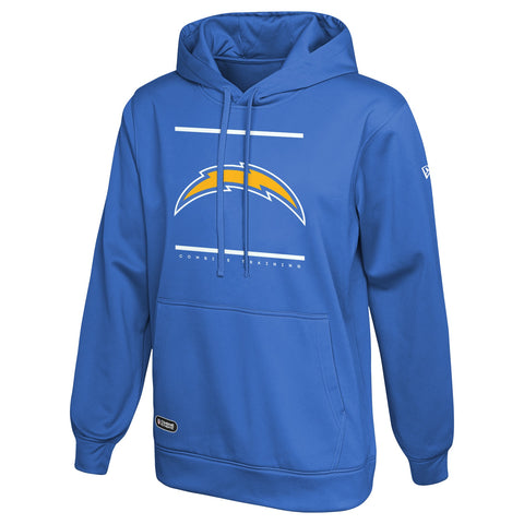 New Era NFL Men's Los Angeles Chargers Split Defence Fleece Pullover Hoodie