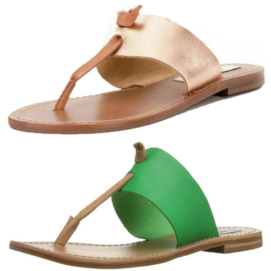 Steve Madden Women's Olivia Leather Thong Sandals, Color Options