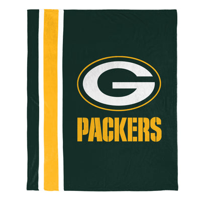 FOCO NFL Green Bay Packers Plush Soft Micro Raschel Throw Blanket, 50 x 60