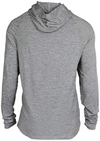 Zubaz NFL Football Men's New Orleans Saints Tonal Gray Lightweight Hoodie