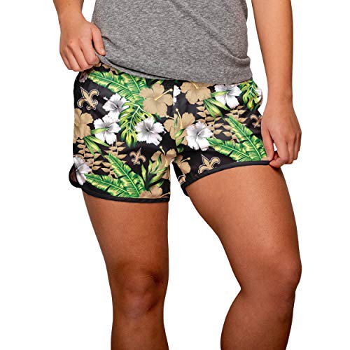 FOCO NFL Women's New Orleans Saints Tropical Breeze Shorts