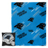 Northwest NFL Carolina Panthers Slashed Pillow and Throw Blanket Set