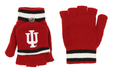 Outerstuff NCAA Youth Indiana Hoosiers Convertible Mittens Touch Screen Go Gloves