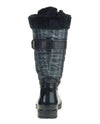 London Fog LORY II Women's Insulated Rain Boots with Faux Fur Trim - Black