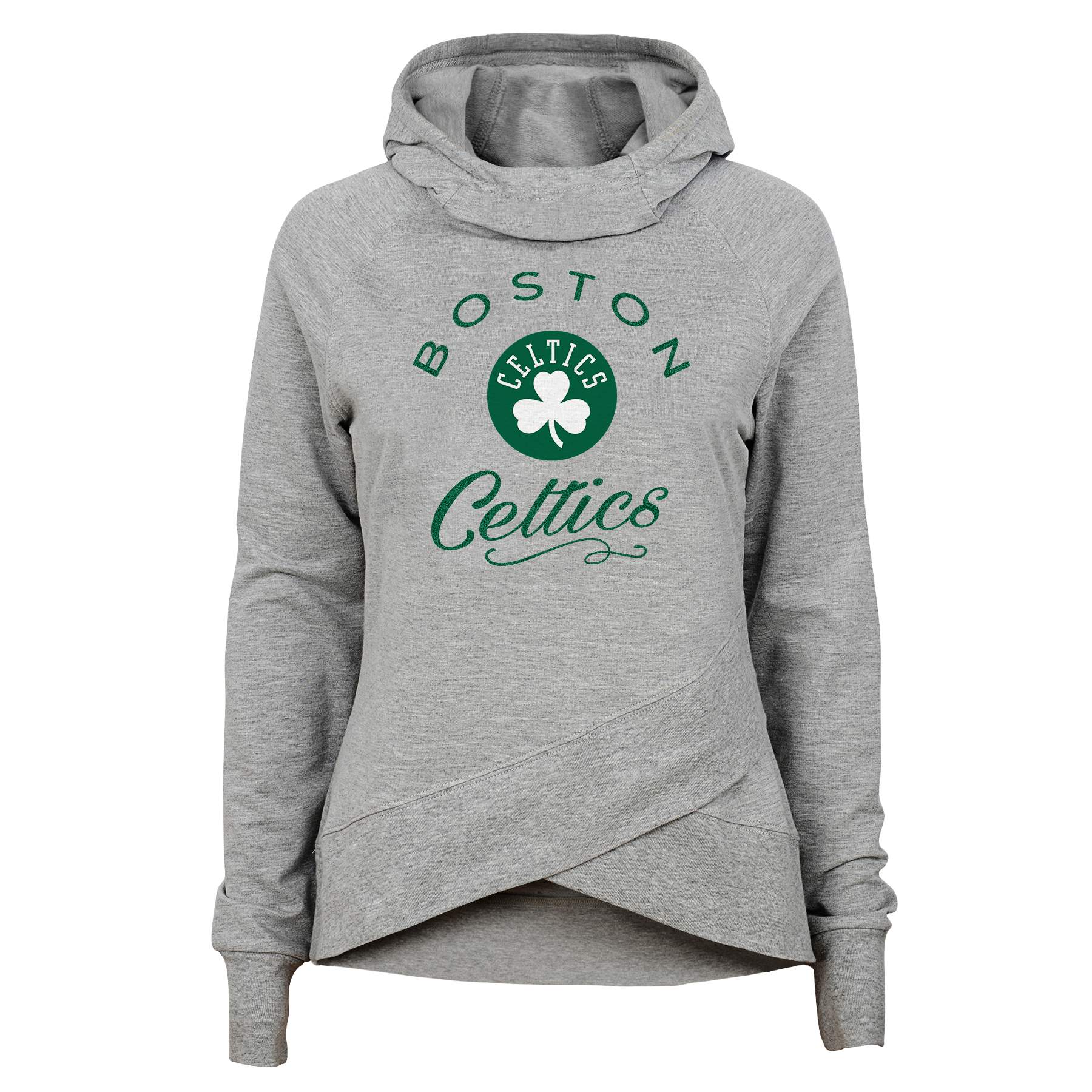 Outerstuff NBA Youth Girls Boston Celtics French Terry Funnel Neck Hoo –  Fanletic