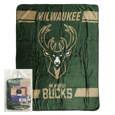 Northwest NBA Milwaukee Bucks Legion Raschel Throw, 50" x 60"