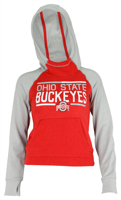 Outerstuff NCAA Youth Girls Ohio State Buckeyes Format Funnel Hoodie