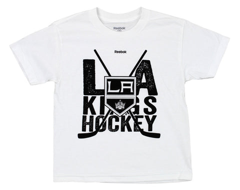 Reebok NHL Youth Los Angeles Kings "Cross Sticks" Short Sleeve Graphic Tee