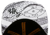 Flat Fitty Wiz Khalifa Pittsburgh White Box Cap Hat - White / Black