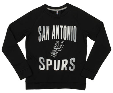 Outerstuff NBA Youth/Kids San Antonio Spurs Performance Fleece Crew Neck Sweatshirt