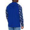 Zubaz NFL Men's Indianapolis Colts Viper Print Pullover Hooded Sweatshirt