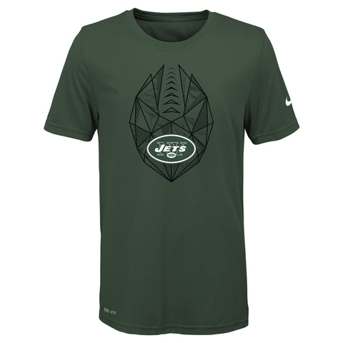 Nike NFL Youth Boys New York Jets Football Icon T-Shirt