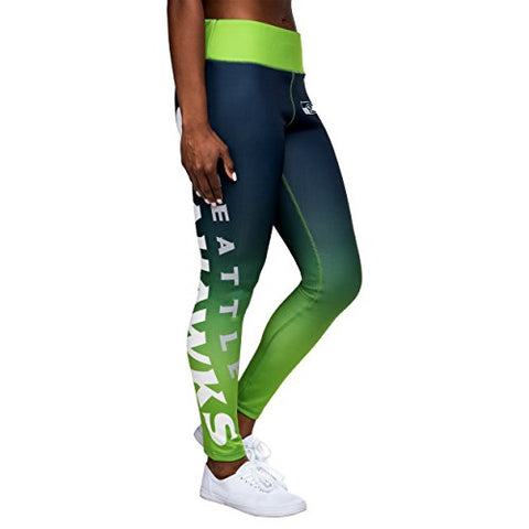Forever Collectibles NFL Women's Seattle Seahawks Gradient 2.0 Wordmark Legging