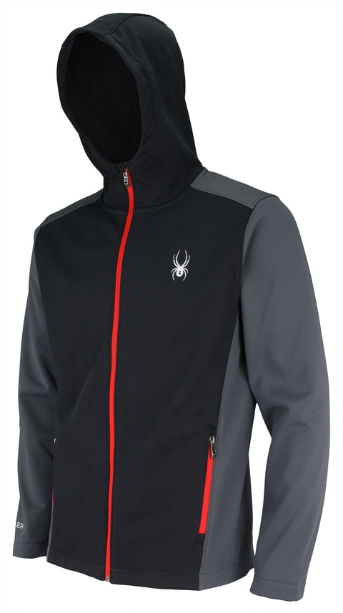 Spyder Men's Hydroweb Hooded Softshell Jacket, Color Options